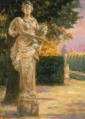 Terminal Figure of Ceres by James Carroll Beckwith Oil Painting