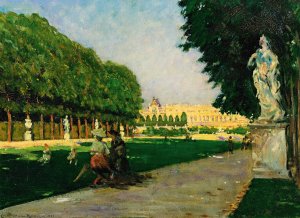 The Tapis Vert, Versailles Oil painting by James Carroll Beckwith