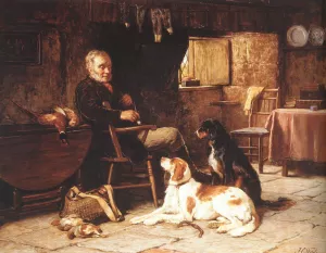 A Rest Well Earned by James Clarke Waite Oil Painting