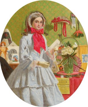 Study for 'For Sale' by James Collinson Oil Painting