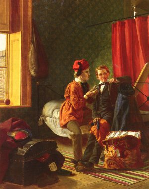 Temptation by James Collinson Oil Painting