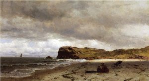 Bass Rocks, Near Gloucester, Massachusetts by James Craig Nicoll Oil Painting