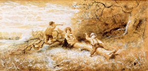 Tally-Ho by James Crawford Thom Oil Painting