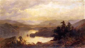 Lake Placid and the Adirondack Mountains from Whiteface by James David Smillie - Oil Painting Reproduction