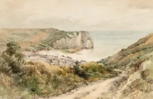 The Cliffs at Etretat by James David Smillie Oil Painting