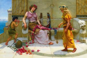 A Playful Parry by James Doyle Penrose Oil Painting