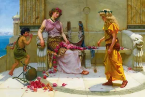 A Playful Parry by James Doyle Penrose Oil Painting