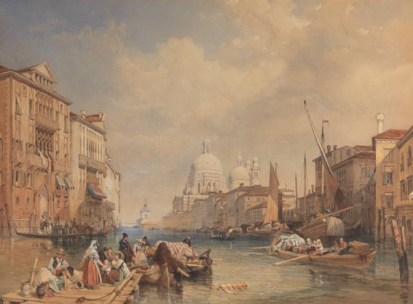 Main Product Photo of The Grand Canal, Venice  Painting by James Duffield Harding