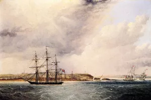 A View of Nassau in the Bahamas, West Indies by James E Buttersworth - Oil Painting Reproduction
