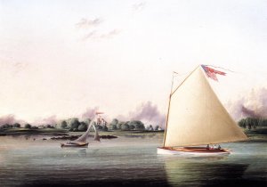 Louisa Randell by James E Buttersworth Oil Painting