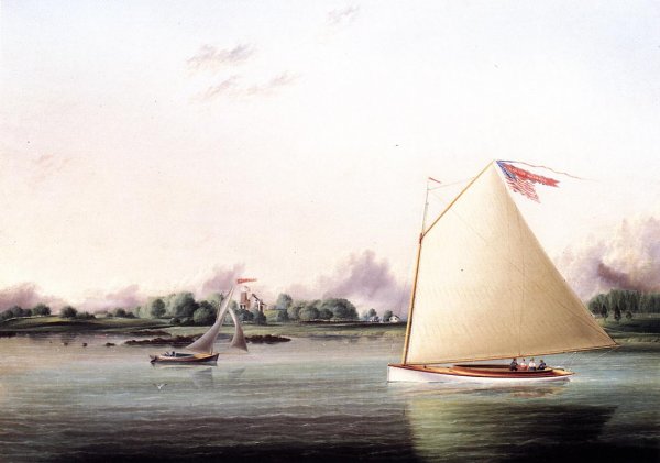 Louisa Randell by James E Buttersworth - Hand-Painted Oil Painting Reproduction