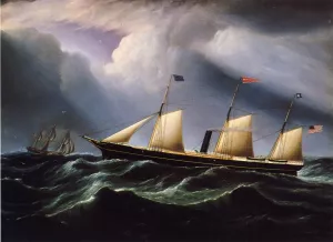 Star of the South by James E Buttersworth - Oil Painting Reproduction