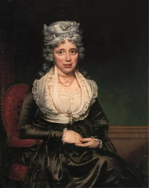 Mrs. James Courtney by James Earle - Oil Painting Reproduction