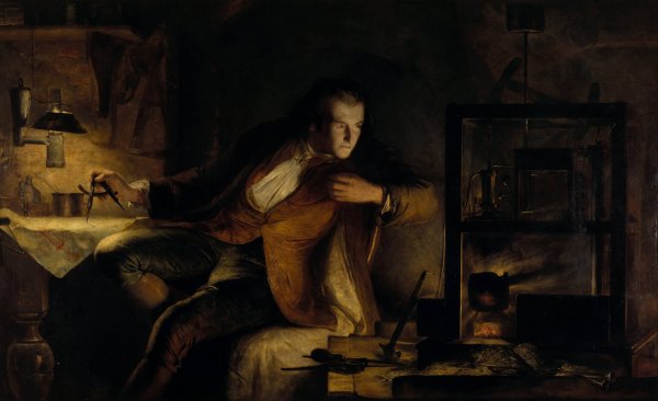 James Watt and the Steam Engine- the Dawn of the Nineteenth Century by James Eckford Lauder - Hand-Painted Oil Painting Reproduction