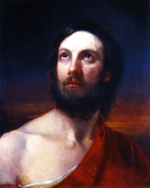 Head of St. John Oil painting by James Edward Freeman