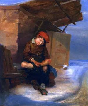 The Bad Shoe by James Edward Freeman Oil Painting