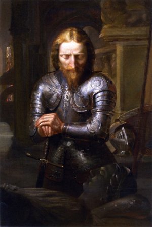 The Crusader's Return by James Edward Freeman Oil Painting