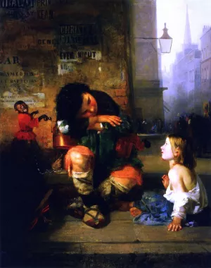 The Savoyard Boy in London painting by James Edward Freeman