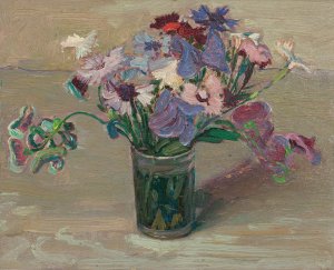 Flower Study by James Edward Hervey Macdonald Oil Painting