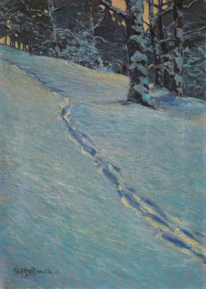 Morning after Snow, High Park by James Edward Hervey Macdonald Oil Painting