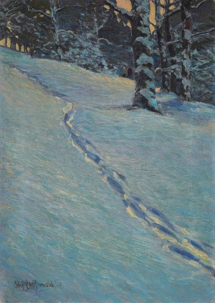 Main Product Photo of Morning after Snow, High Park  Painting by James Edward Hervey Macdonald