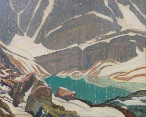 Mountain Solitude by James Edward Hervey Macdonald Oil Painting
