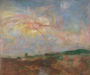 Adam and Eve Expelled from Paradise by James Ensor Oil Painting