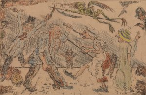 Anger by James Ensor Oil Painting