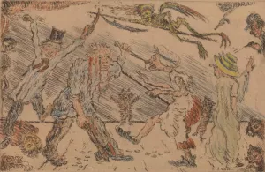 Anger by James Ensor Oil Painting