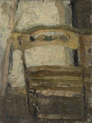 Back of a Chair by James Ensor Oil Painting