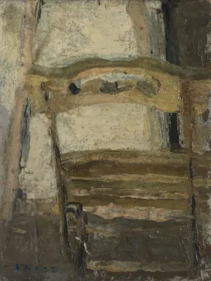 Back of a Chair by James Ensor Oil Painting