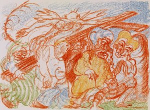 Calvary by James Ensor Oil Painting