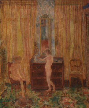 Children at their Morning Toilet by James Ensor Oil Painting