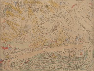 De cataclysmen by James Ensor Oil Painting