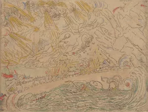 De cataclysmen by James Ensor Oil Painting