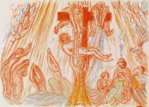 Descent from the Cross Oil painting by James Ensor