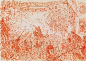 Entry into Jerusalem by James Ensor Oil Painting