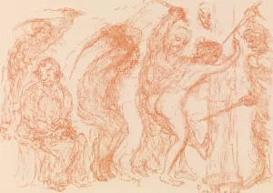 Flagellation Oil painting by James Ensor
