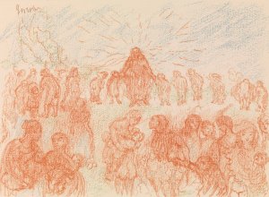 Let the Little Ones Come to Me Oil painting by James Ensor