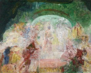 Masquerade by James Ensor Oil Painting
