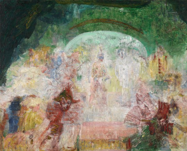 Masquerade  by James Ensor - Hand-Painted Oil Painting Reproduction