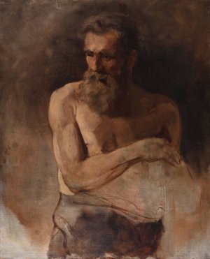 Old man by James Ensor Oil Painting