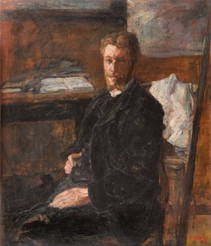 Portrait of Willy Finch by James Ensor Oil Painting