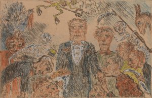 Pride by James Ensor Oil Painting