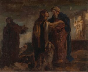 Return of the Prodigal Son by James Ensor Oil Painting
