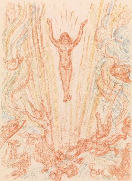 The Ascension  by James Ensor - Hand-Painted Oil Painting Reproduction