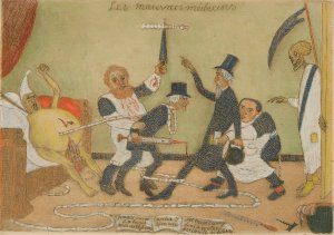 The Bad Doctors by James Ensor Oil Painting