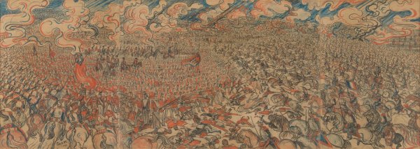 The Cuirassiers at Waterloo  by James Ensor - Hand-Painted Oil Painting Reproduction