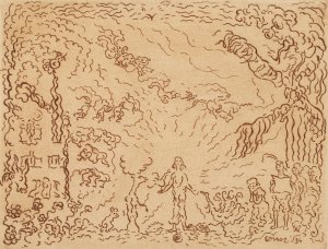 The Devil and the Windmill by James Ensor Oil Painting