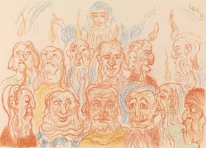 The Holy Ghost Enlightens the Apostles Oil painting by James Ensor